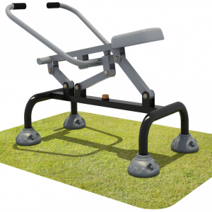 Rower-machine-for-cardio-in-outdoor-gym-by-OnTrackYou