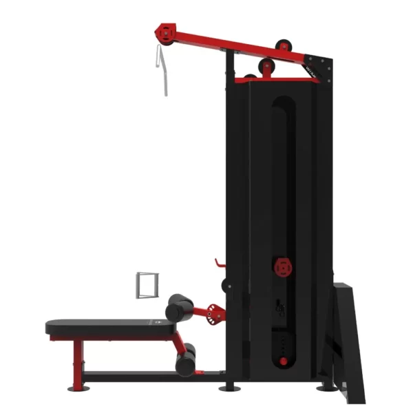 Lat Pull down seated row with single pulley by OnTrackYou fitness brand