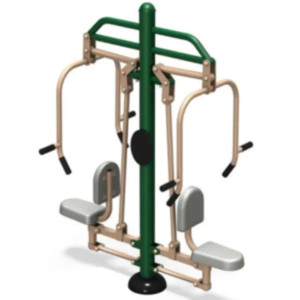 Chest Press outdoor machine by OnTrackYou fitness equipment manufacturer