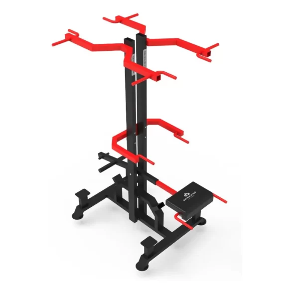 Assisted chin up bar gym machine