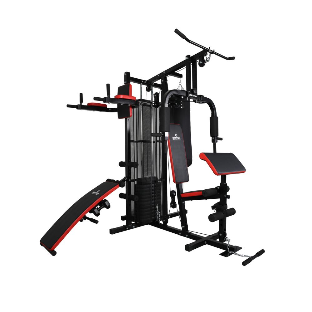 Home Gym 4.0 with PVC Weight stack by OnTrackYou Fitness equipment manufacturer