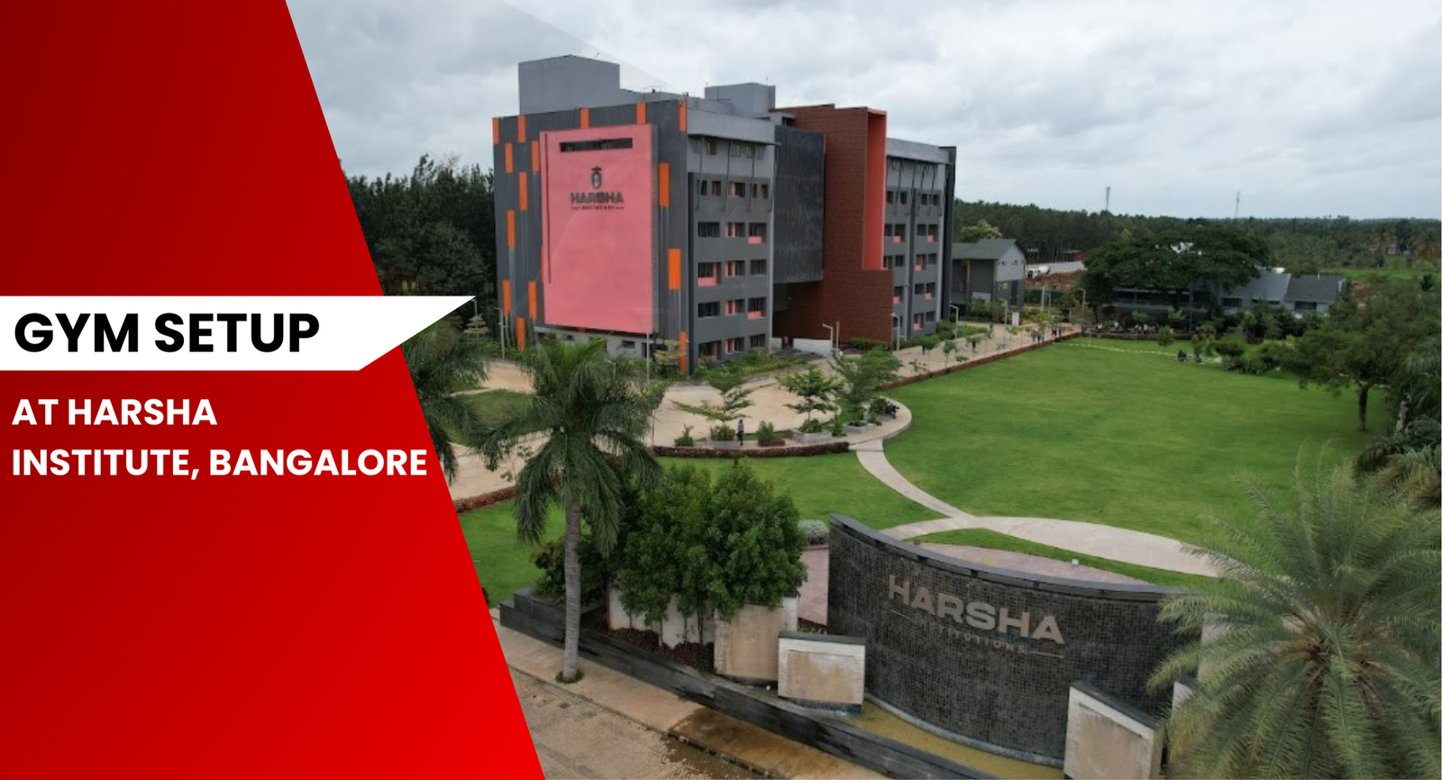 Gym Setup At Harsha Institute, Bangalore