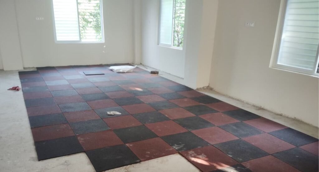 Commercial Gym Flooring Installation