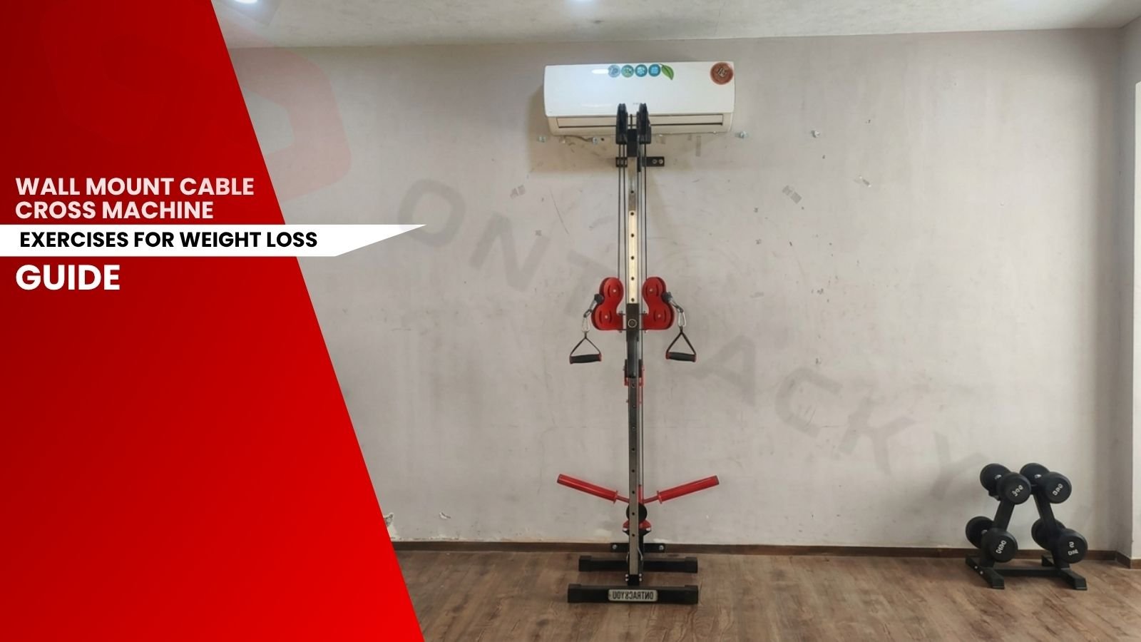 Wall mount cable cross exercises for weight loss